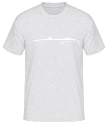 'Porsche Boxster (986)' Silhouette - Men's Basic T-Shirt - Heather grey - Front