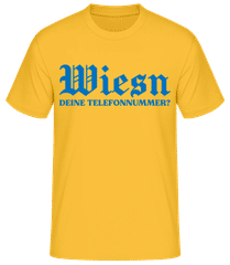 Wiesn Deine Nummer · Männer Basic T-Shirt