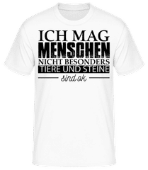 Ich Mag Menschen Nicht Besonders · Männer Basic T-Shirt
