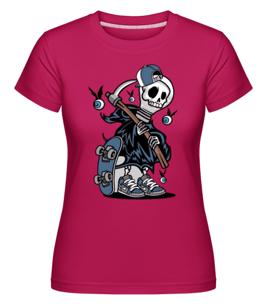 Preview: Grim Reaper -  Shirtinator Women's T-Shirt - Magenta - Front