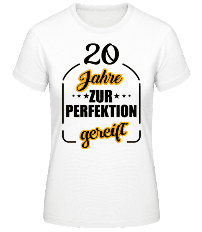Vorschau: 20 Jahre Gereift - Frauen T-Shirt B&C - Weiß - Vorne