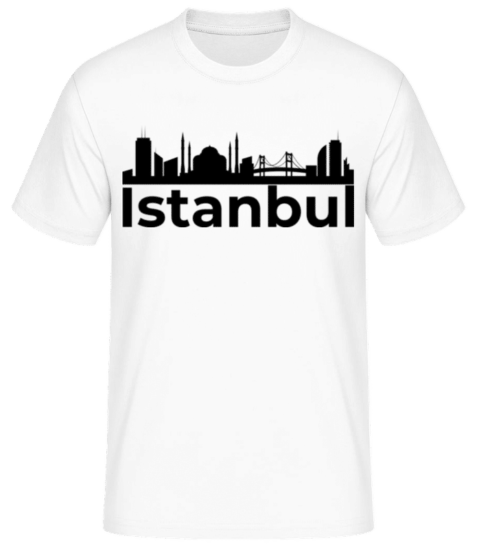 Vorschau: Istanbul Türkei - Männer Basic T-Shirt - Weiß - Vorne