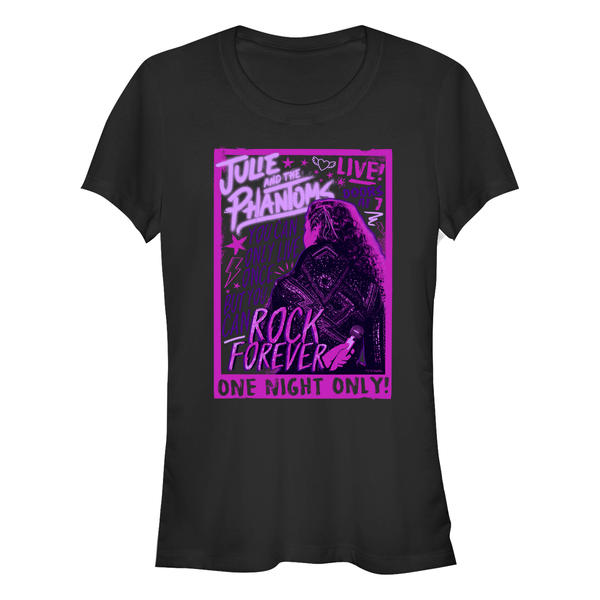Aperçu: Netflix - Julie And The Phantoms - Julie Live Concert - Femme T-shirt - Noir - Devant