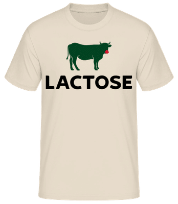 Lactose - Men's B&C T-Shirt - Cream - Front
