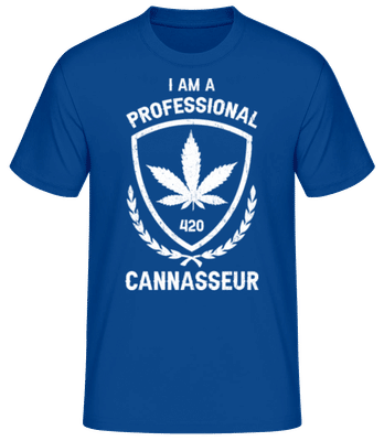 Professional Cannasseur - Pánské basic tričko - Královská modrá - Napřed
