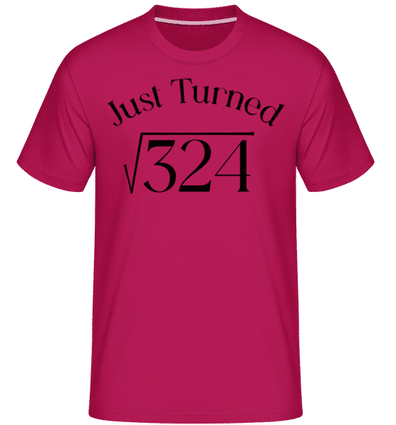 Preview: Just Turned 18 -  Shirtinator Men's T-Shirt - Magenta - Front