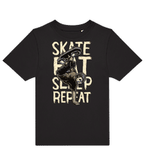 Skate Eat Sleep Repeat · Kinder T-Shirt B&C