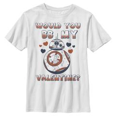Star Wars - Sila sa prebúdza - BB-8 BB My Valentine - Deň svätého Valentína - Detské Tričko
