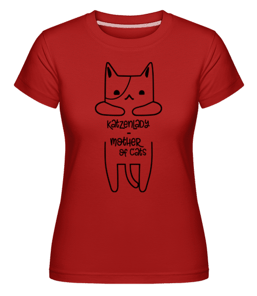 Aperçu:  T-shirt Shirtinator femme - Rouge - Devant