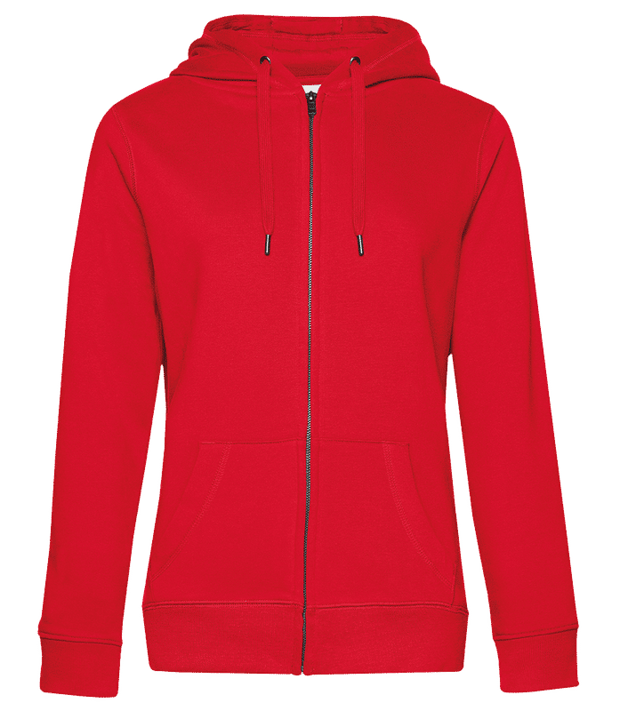 Sweat à capuche zippé femme B&C – Vue de face