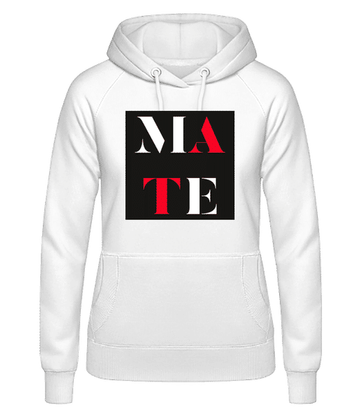 Aperçu: Soul Mate 2 - Sweat à capuche Femme - Blanc - Devant