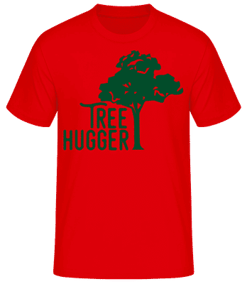 Tree Hugger - T-shirt standard Homme - Rouge - Devant