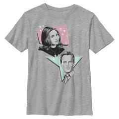 Marvel - WandaVision - Scarlet Witch & Vision Pastel 50S Retro - Kids T-Shirt