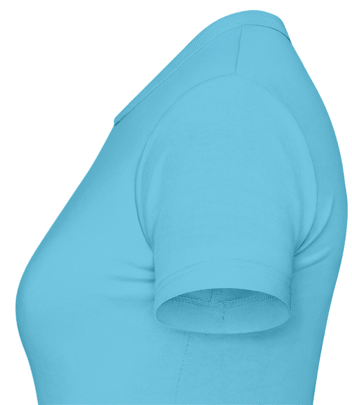 Náhled: My 'Uber' Just Arrived - Dámské basic tričko - Aqua - Doleva