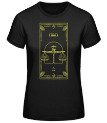 Art Deco Zodiac Sign Libra · Frauen Basic T-Shirt