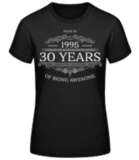 Made In 1995 - Dámske basic tričko - Čierna - Predné