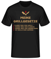 Meine Grillgesetze Finger Weg · Männer T-Shirt B&C