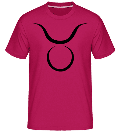 Taurus Sign -  Shirtinator Men's T-Shirt - Magenta - Front