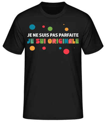 Je Sui Originale - T-shirt standard Homme - Noir - Devant