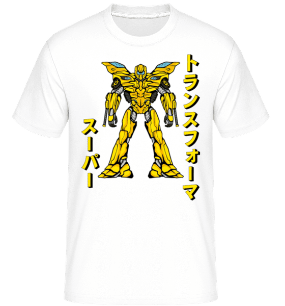 Aperçu: Super Transformer -  T-Shirt Shirtinator homme - Blanc - Devant