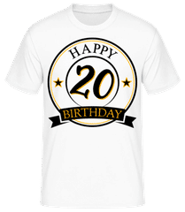 Happy Birthday 20 · Men's B&C T-Shirt