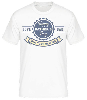 World Greatest Dad - T-shirt standard Homme - Blanc - Devant