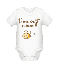 Deux C’est Mieux · Body manches courtes bio