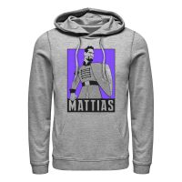 Disney - Eiskönigin - Lieutenant Mattias Mattias Hero Pose - Unisex Hoodie - Grau meliert - Vorne