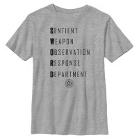 Marvel - WandaVision - Text Sword Acronym - Kinder T-Shirt - Grau meliert - Vorne