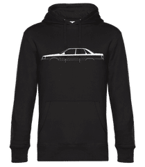 'Audi 100 C3' Silhouette · Männer Standard Hoodie