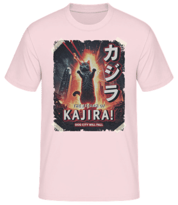 Catzilla The Return Of Kajira - T-shirt standard Homme - Rose - Devant