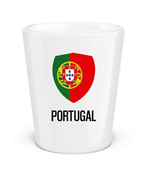 Aperçu: Portugal - Verre à shot - Blanc - Devant