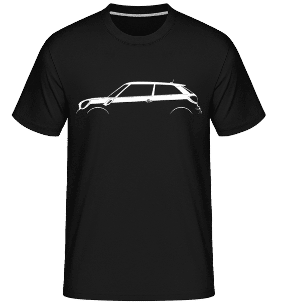Aperçu: 'Mini Cooper Paceman (R61)' Silhouette -  T-Shirt Shirtinator homme - Noir - Devant