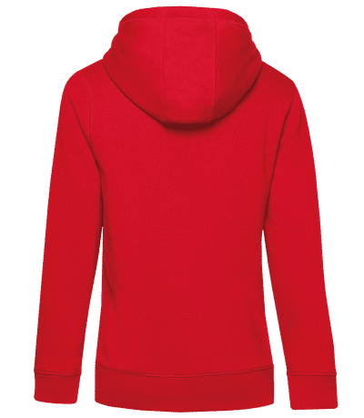 Frauen Standard Sweatjacke - Rot - Hinten