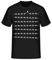 Barbed Wire Freedom · Men's Basic T-Shirt