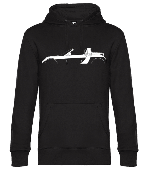 Preview: 'Smart Roadster' Silhouette - Men’s Standard Hoodie - Black - Front