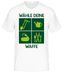 Wähle Deine Waffe · Männer T-Shirt B&C