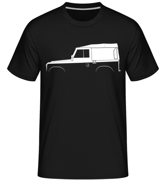 Aperçu: 'Land Rover Series I' Silhouette -  T-Shirt Shirtinator homme - Noir - Devant