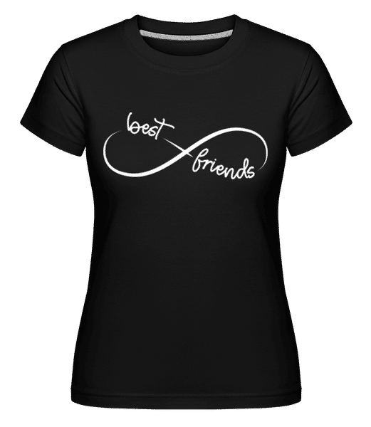 Preview: Best Friends Infinity -  Shirtinator Women's T-Shirt - Black - Front