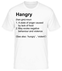 Hangry Definition · T-shirt homme B&C