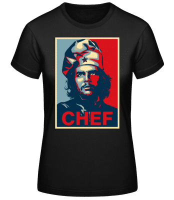 Chef - T-shirt femme B&C - Noir - Devant