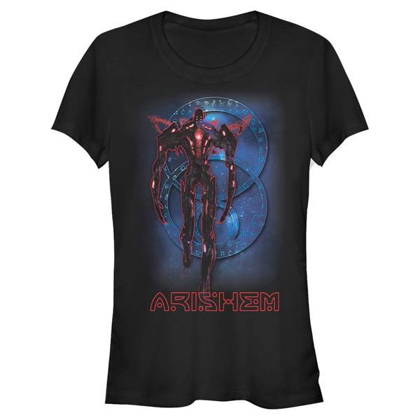 Preview: Marvel - Eternals - Arishem Blue - Women's T-Shirt - Black - Front