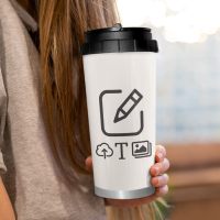 Thermobecher - Weiß