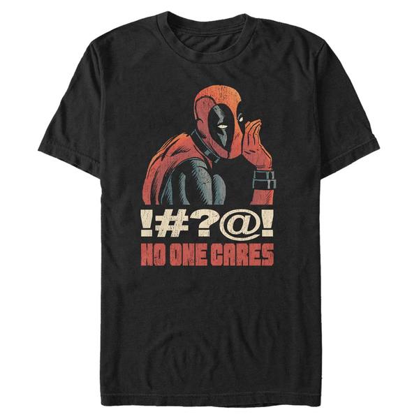Preview: Marvel - Deadpool - Deadpool No One Cares - Men's T-Shirt - Black - Front