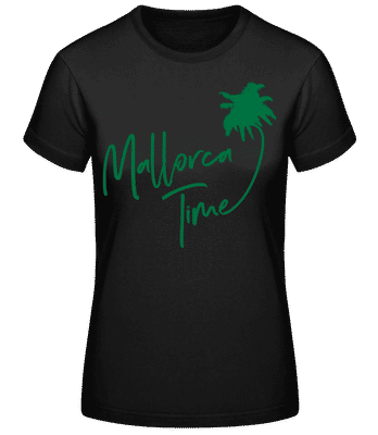 Mallorca Time - Dámske basic tričko - Čierna - Predné