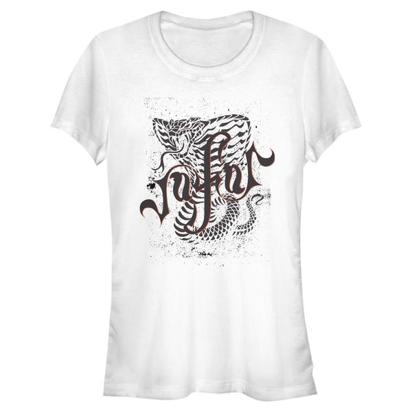 Aperçu: Disney - Aladin - Jafar Neon - Femme T-shirt - Blanc - Devant