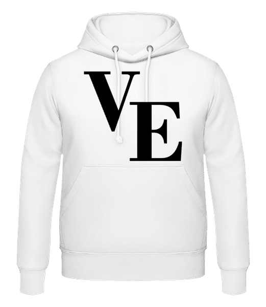 Preview: Ve - Men's Hoodie - White - Front