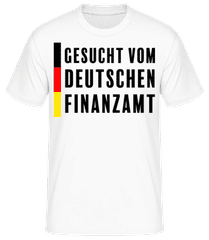 Gesucht Deutsches Finanzamt · Männer Basic T-Shirt
