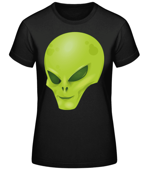 Aperçu: Tête D'Alien - T-shirt standard Femme - Noir - Devant
