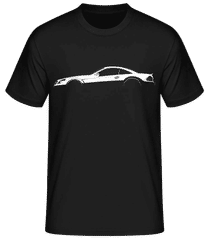 'Mercedes SL 65 AMG Black' Silhouette · Männer Basic T-Shirt